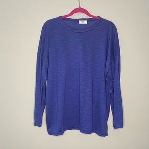 sheer long sleeve top